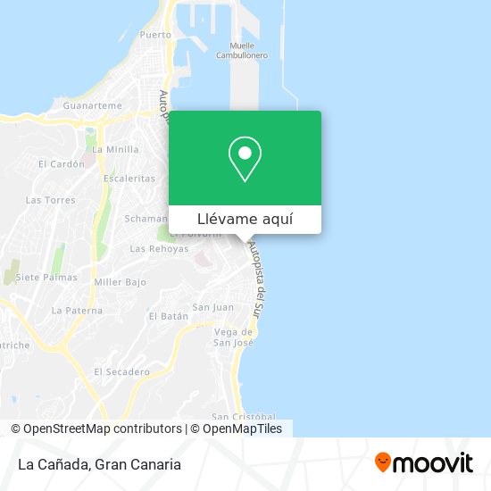 Mapa La Cañada