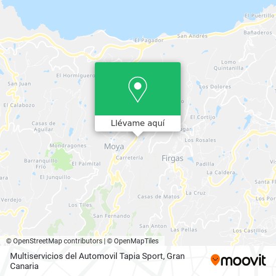 Mapa Multiservicios del Automovil Tapia Sport