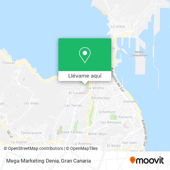 Mapa Mega Marketing Denia