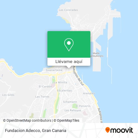 Edición Altitud Aleta Cómo llegar a Fundacion Adecco en Las Palmas De Gran Canaria en Autobús?