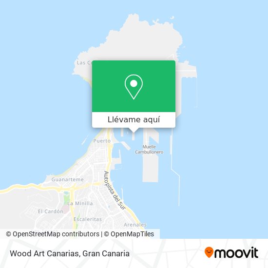 Mapa Wood Art Canarias