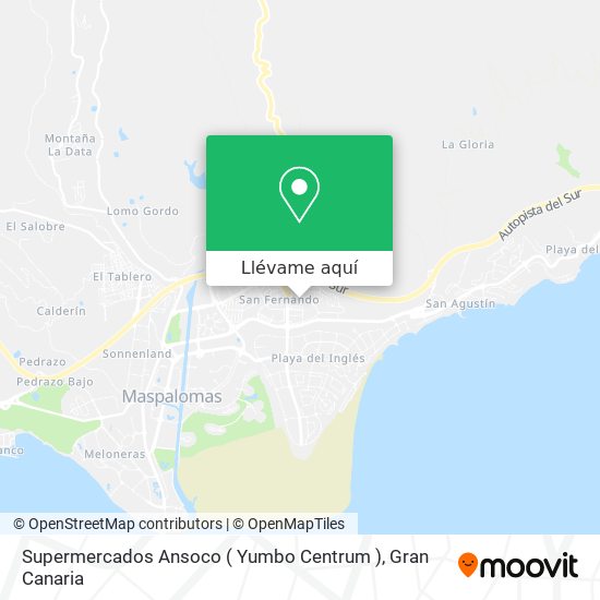 Mapa Supermercados Ansoco ( Yumbo Centrum )