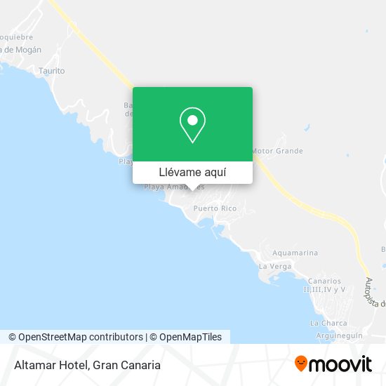 Mapa Altamar Hotel