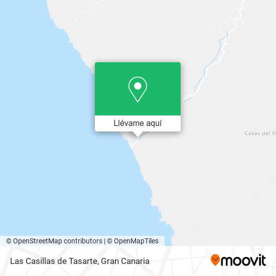 Mapa Las Casillas de Tasarte