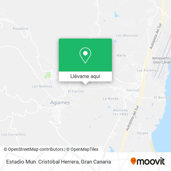 Mapa Estadio Mun. Cristóbal Herrera