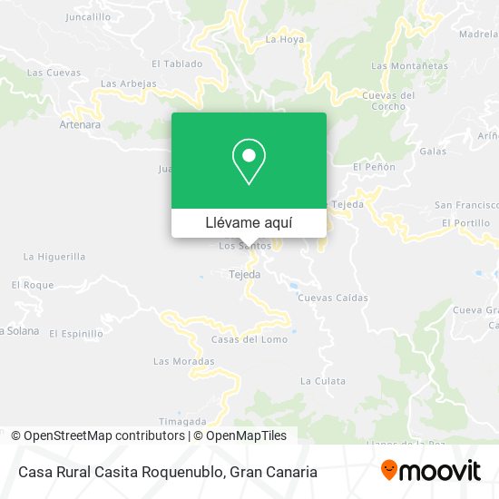 Mapa Casa Rural Casita Roquenublo