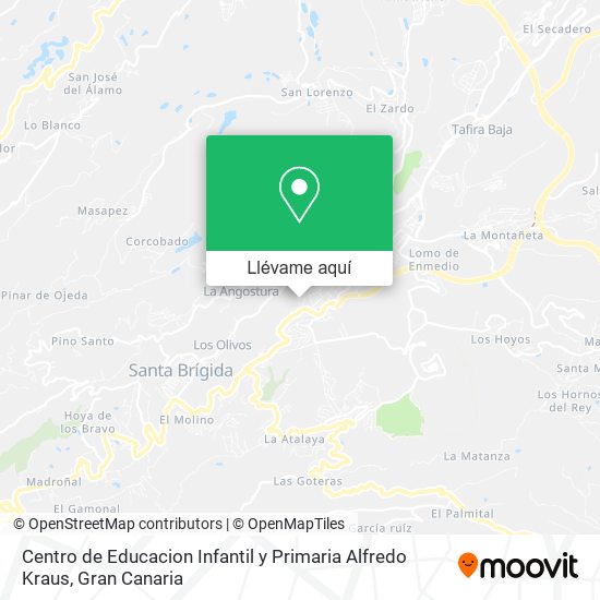 Mapa Centro de Educacion Infantil y Primaria Alfredo Kraus