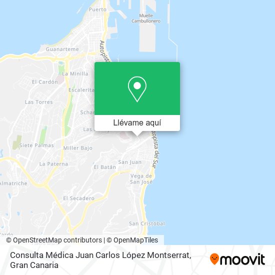 Mapa Consulta Médica Juan Carlos López Montserrat