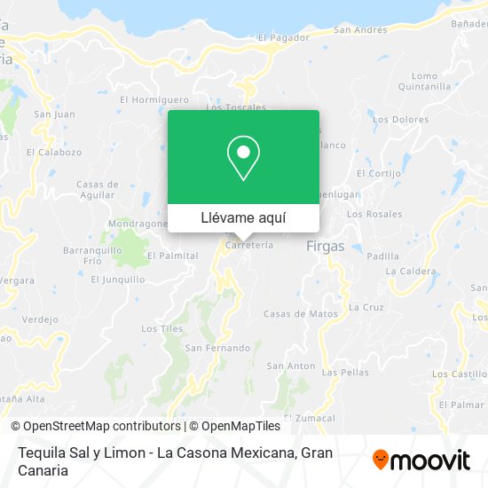 Mapa Tequila Sal y Limon - La Casona Mexicana
