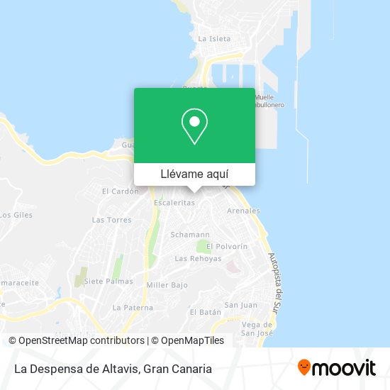 Mapa La Despensa de Altavis
