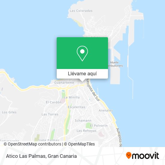 Mapa Atico Las Palmas