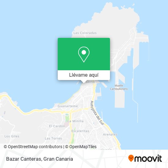 Mapa Bazar Canteras