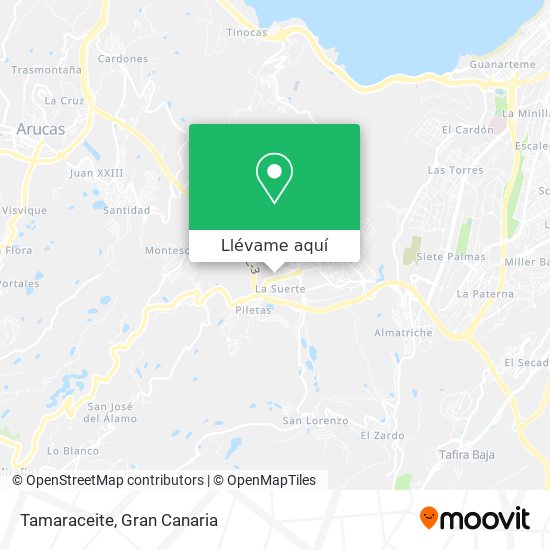 Mapa Tamaraceite