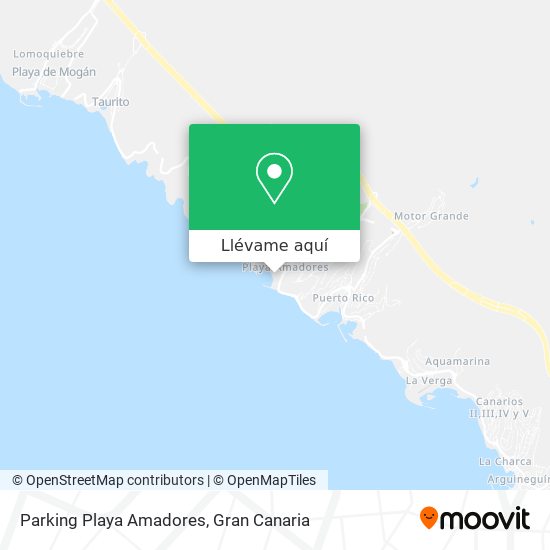 Mapa Parking Playa Amadores