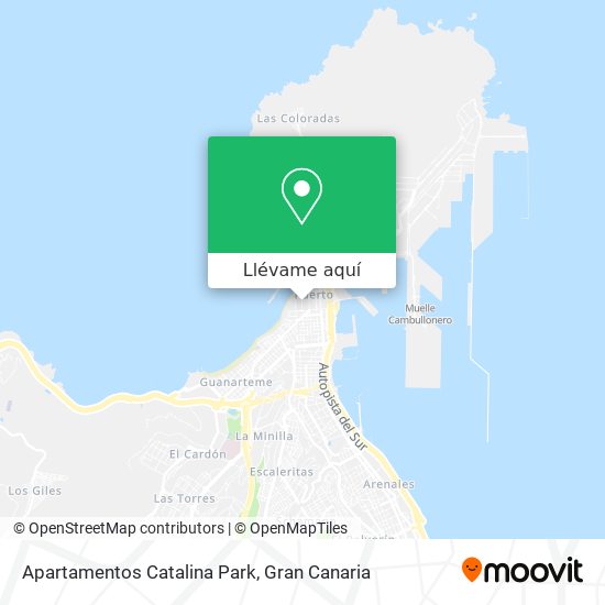 Mapa Apartamentos Catalina Park