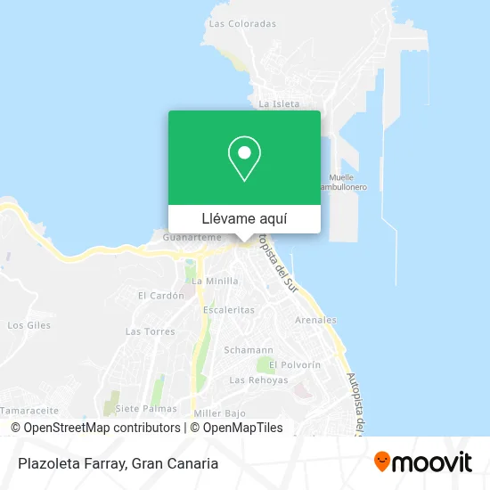 Mapa Plazoleta Farray