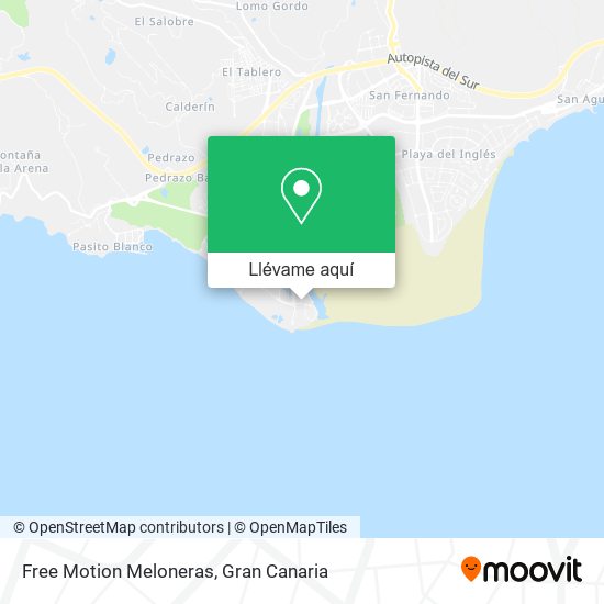 Mapa Free Motion Meloneras