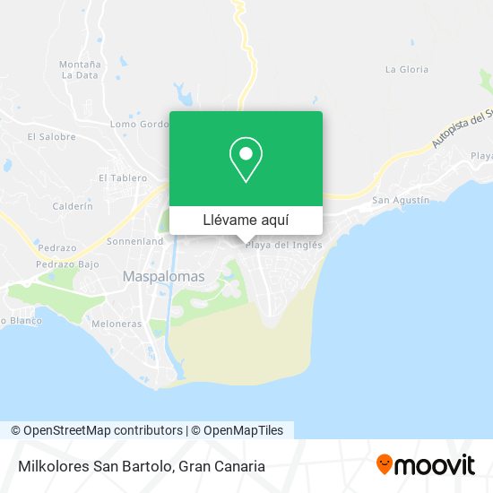 Mapa Milkolores San Bartolo