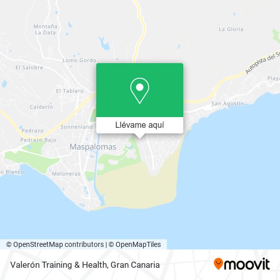 Mapa Valerón Training & Health