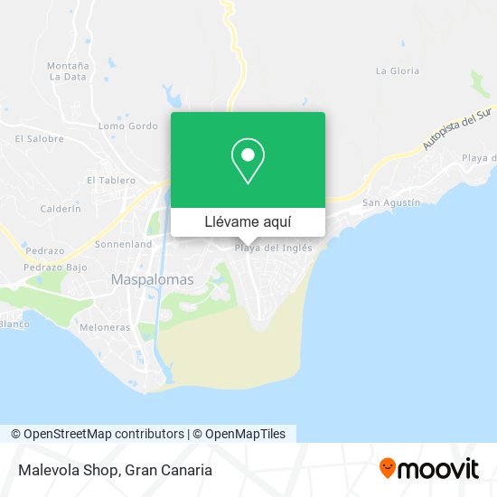 Mapa Malevola Shop