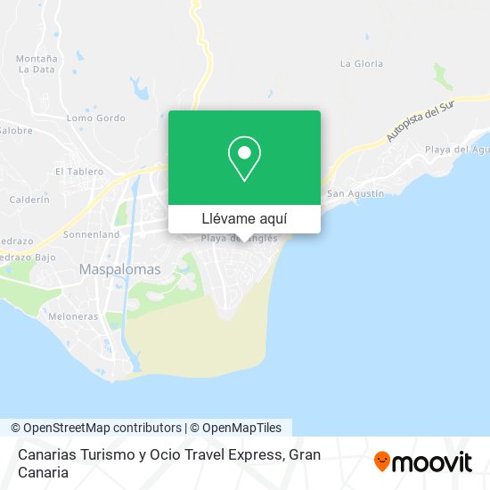 Mapa Canarias Turismo y Ocio Travel Express