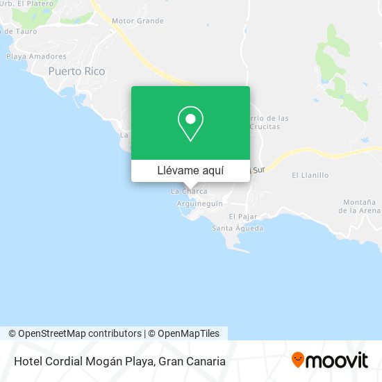 Mapa Hotel Cordial Mogán Playa