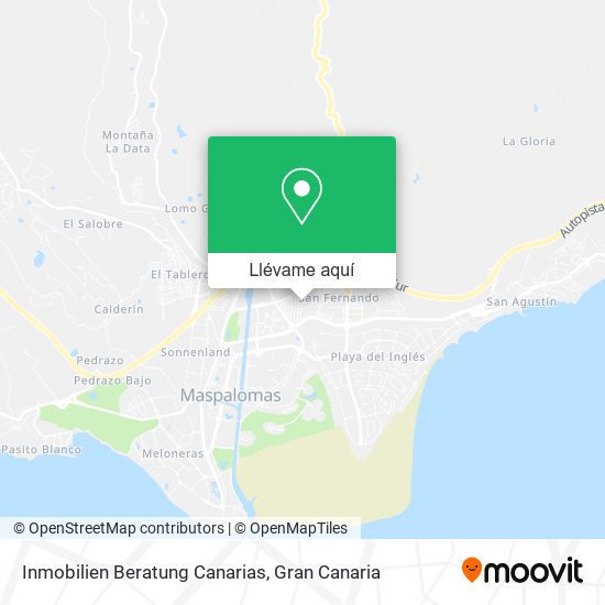 Mapa Inmobilien Beratung Canarias