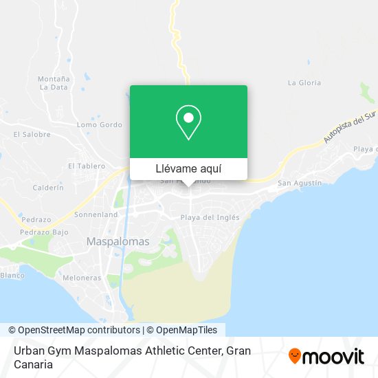 Mapa Urban Gym Maspalomas Athletic Center
