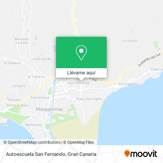 Mapa Autoescuela San Fernando