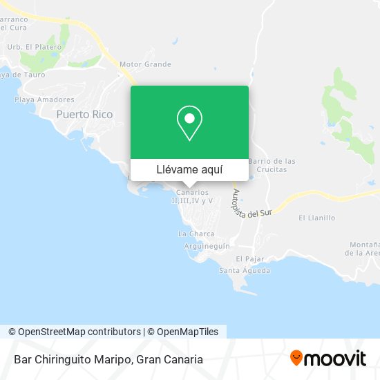 Mapa Bar Chiringuito Maripo