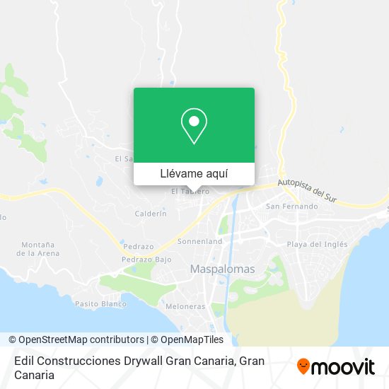Mapa Edil Construcciones Drywall Gran Canaria