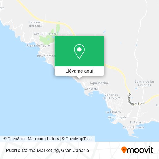 Mapa Puerto Calma Marketing