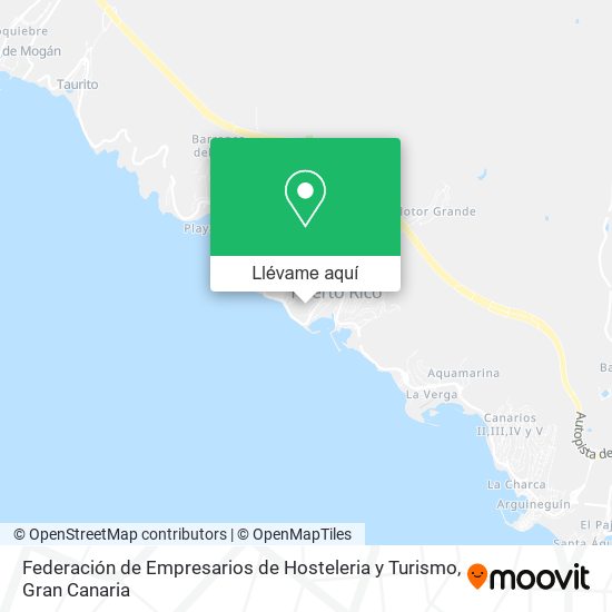 Mapa Federación de Empresarios de Hosteleria y Turismo