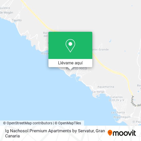 Mapa Ig Nachosol Premium Apartments by Servatur