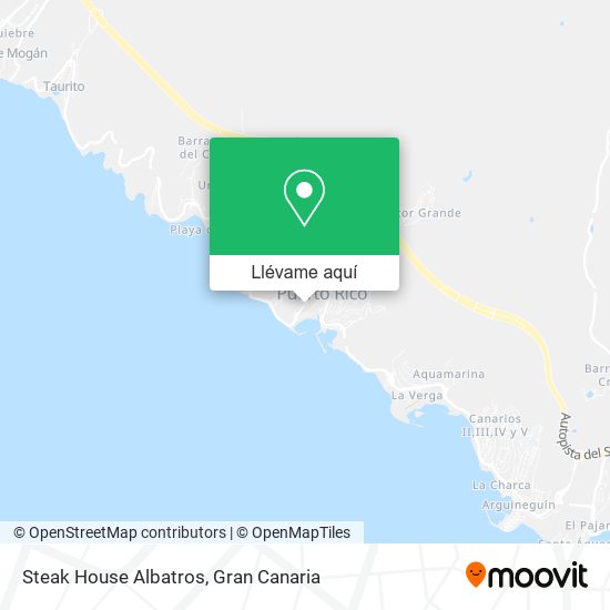 Mapa Steak House Albatros