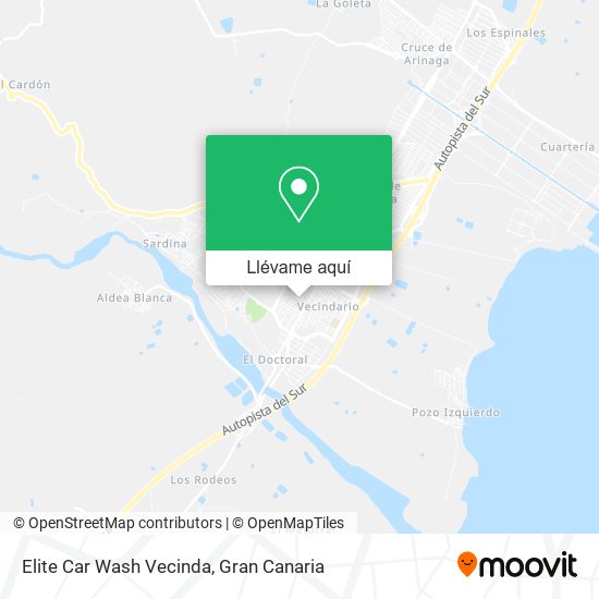 Mapa Elite Car Wash Vecinda