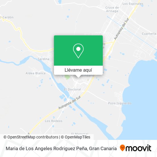 Mapa Maria de Los Angeles Rodriguez Peña