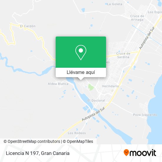 Mapa Licencia N 197