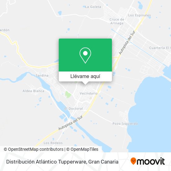Mapa Distribución Atlántico Tupperware