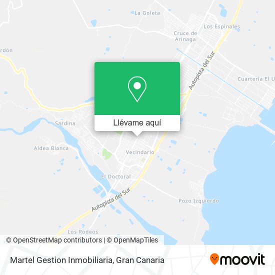 Mapa Martel Gestion Inmobiliaria