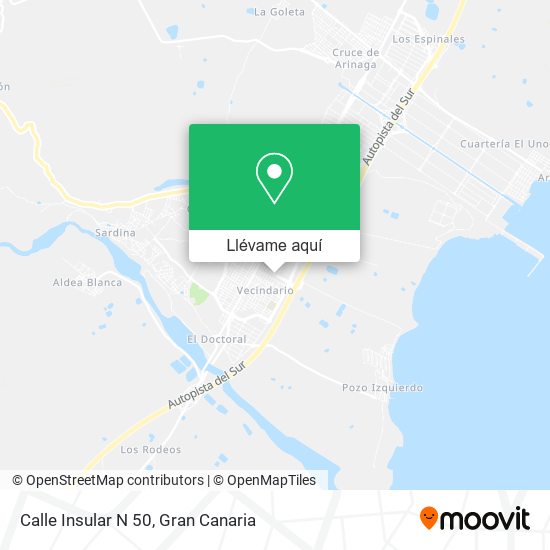 Mapa Calle Insular N 50