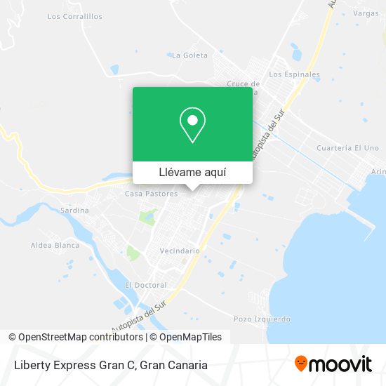 Mapa Liberty Express Gran C