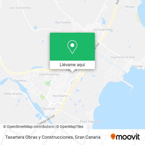 Mapa Tasartera Obras y Construcciones