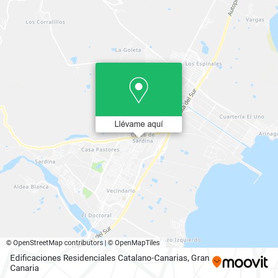 Mapa Edificaciones Residenciales Catalano-Canarias