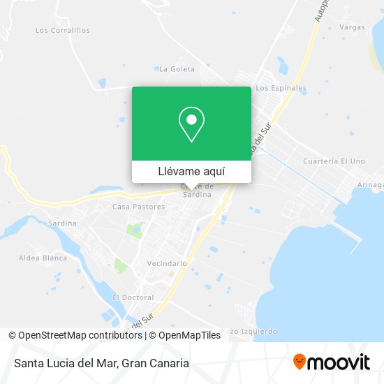 Mapa Santa Lucia del Mar