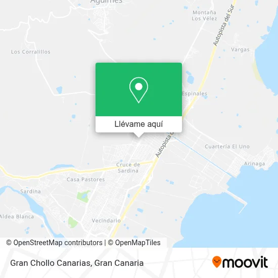 Mapa Gran Chollo Canarias