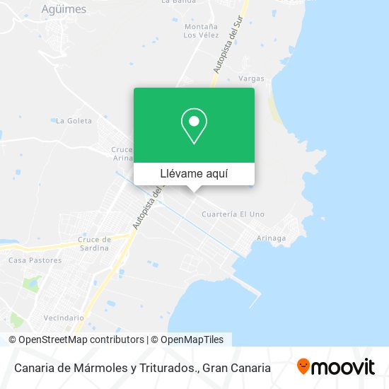 Mapa Canaria de Mármoles y Triturados.