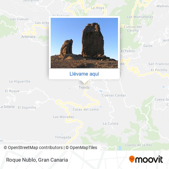 Mapa Roque Nublo