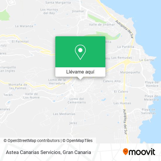 Mapa Astea Canarias Servicios