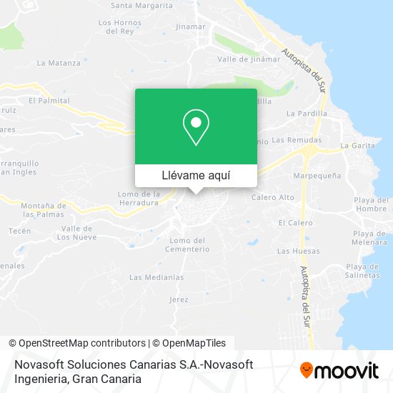 Mapa Novasoft Soluciones Canarias S.A.-Novasoft Ingenieria